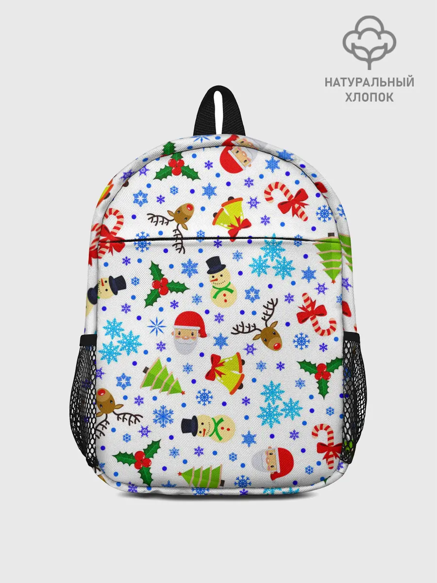 Рюкзак детский / Новогодний - Рождественский узор