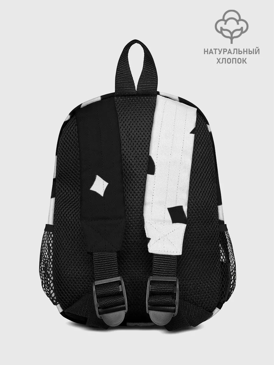 Рюкзак детский / черно-белый камуфляж