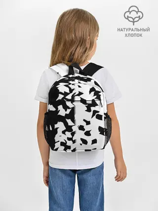 Рюкзак детский / черно-белый камуфляж