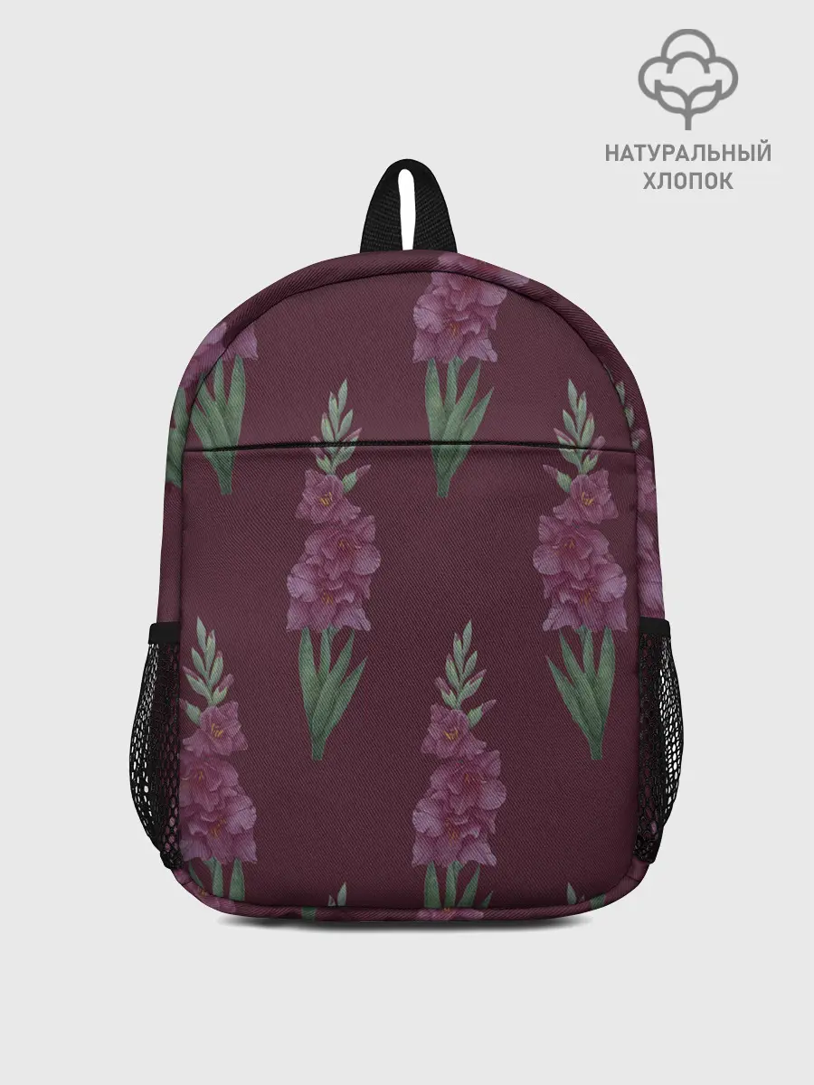 Рюкзак детский / Бардовые гладиолусы