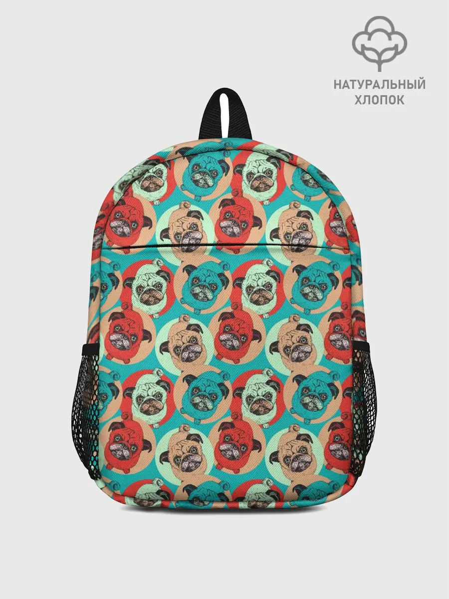 Рюкзак детский / Прикольные Мопсы