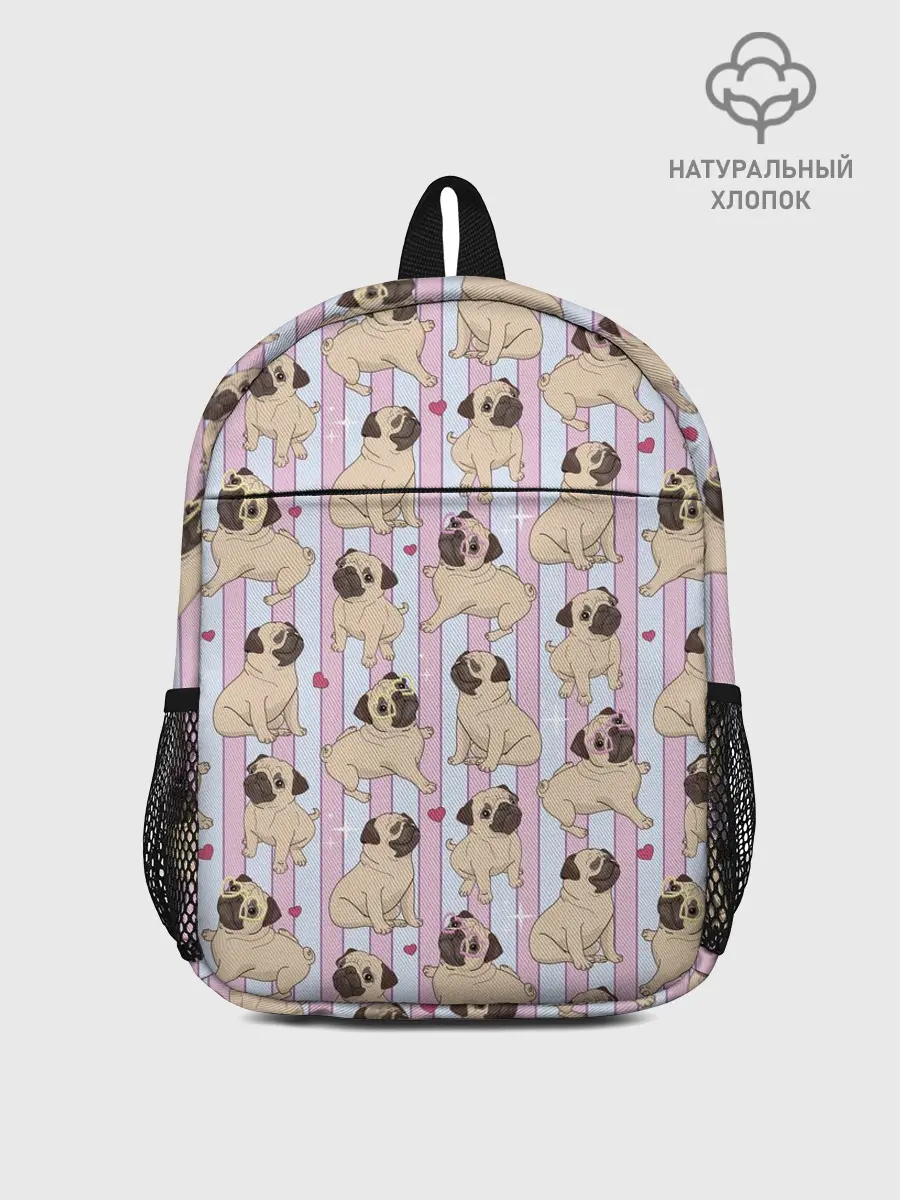 Рюкзак детский / Забавные Мопсы