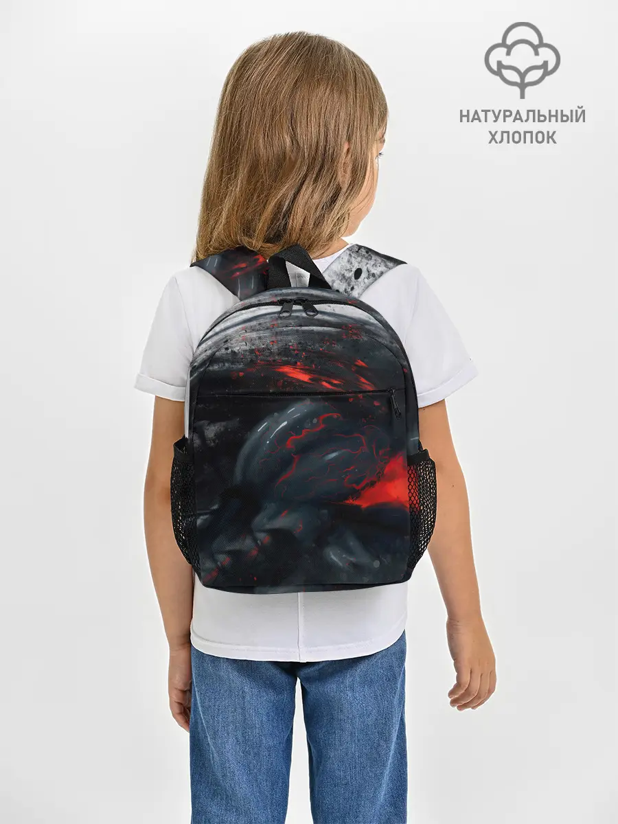 Рюкзак детский / ЧЁРНЫЙ СИМБИОТ / ГРАНЖ / BLACK MONSTER