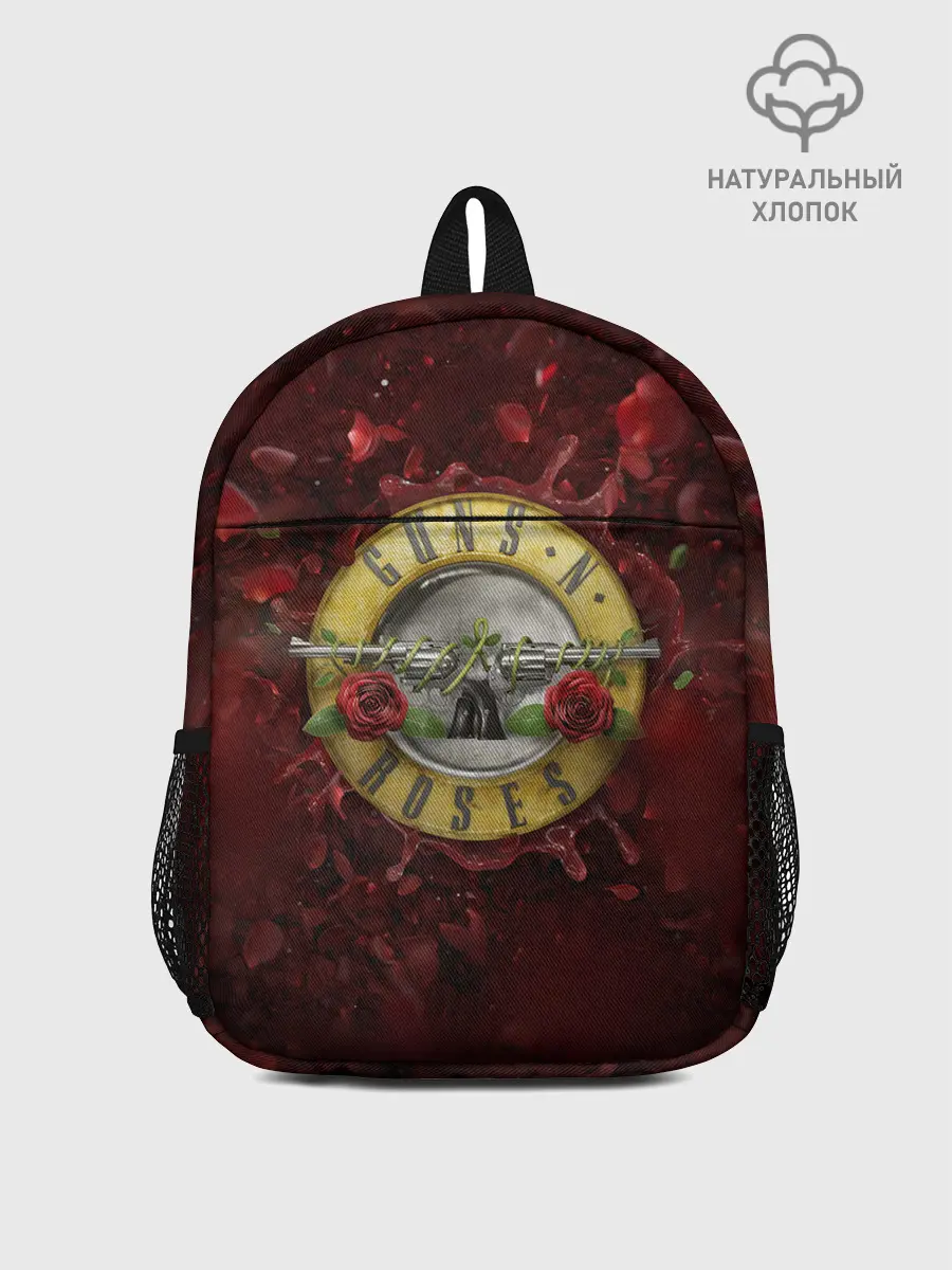 Рюкзак детский / Лого GNR в розах