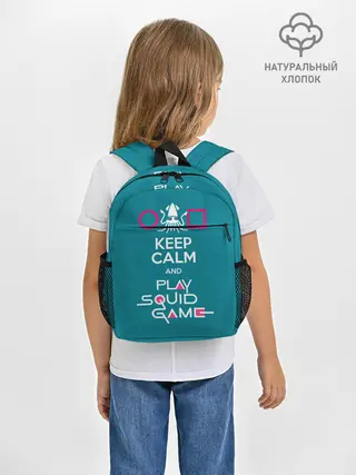 Рюкзак детский / Keep calm and play squid game