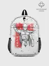 Рюкзак детский / One Punch-Man черные брызги Сайтама