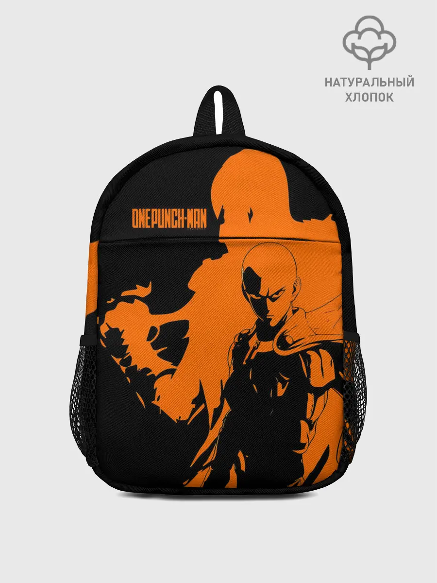 Рюкзак детский / Сайтама образ в силуэте One Punch-Man