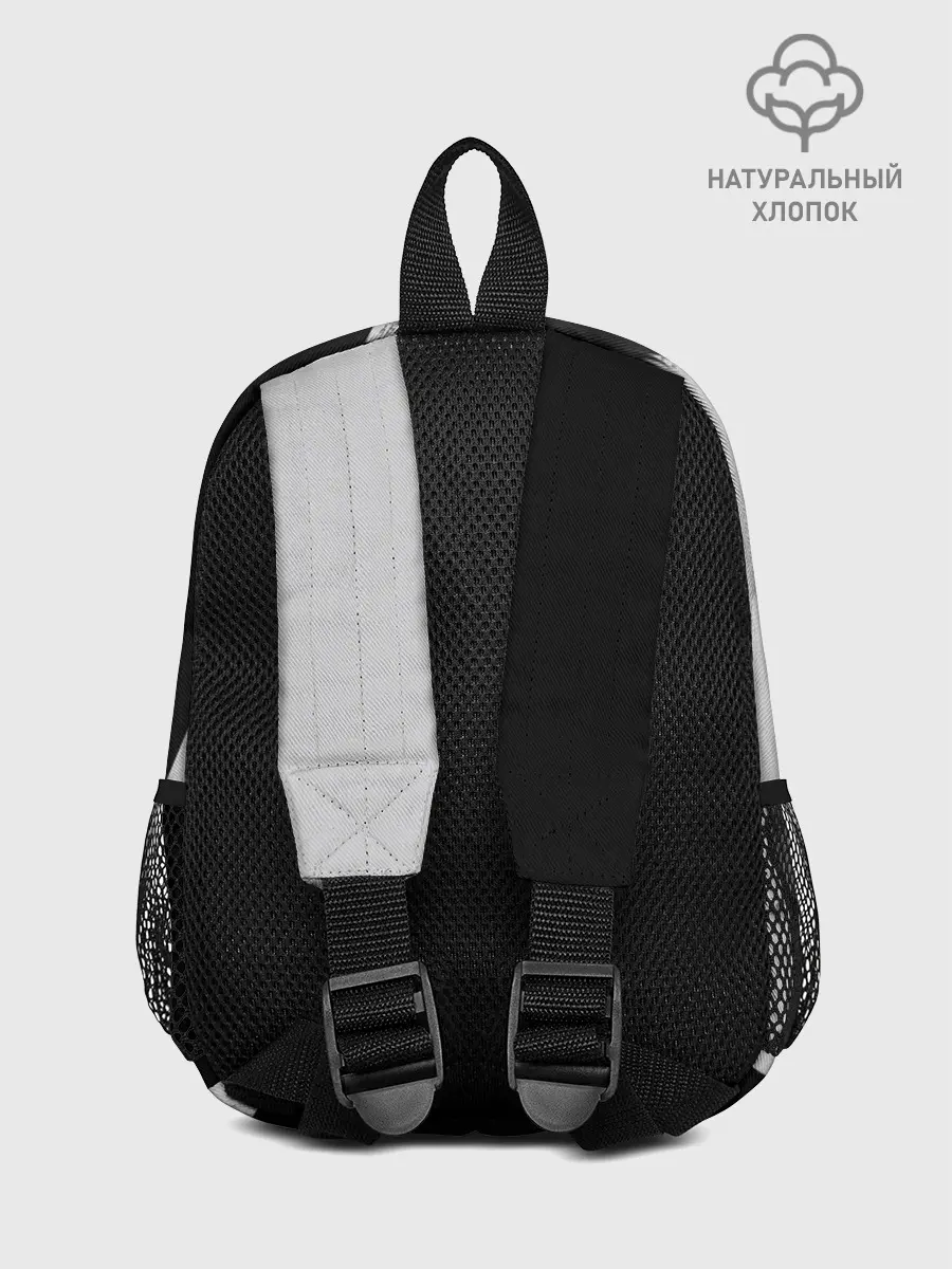 Рюкзак детский / ИНЬ ЯНЬ ВОЛКИ ЧЁРНО БЕЛЫЙ