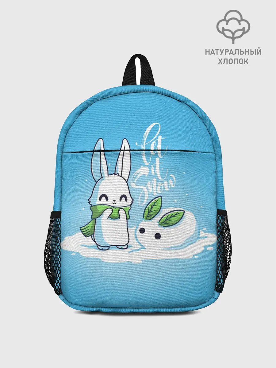Рюкзак детский / Let it snow. Зайчик и снежок