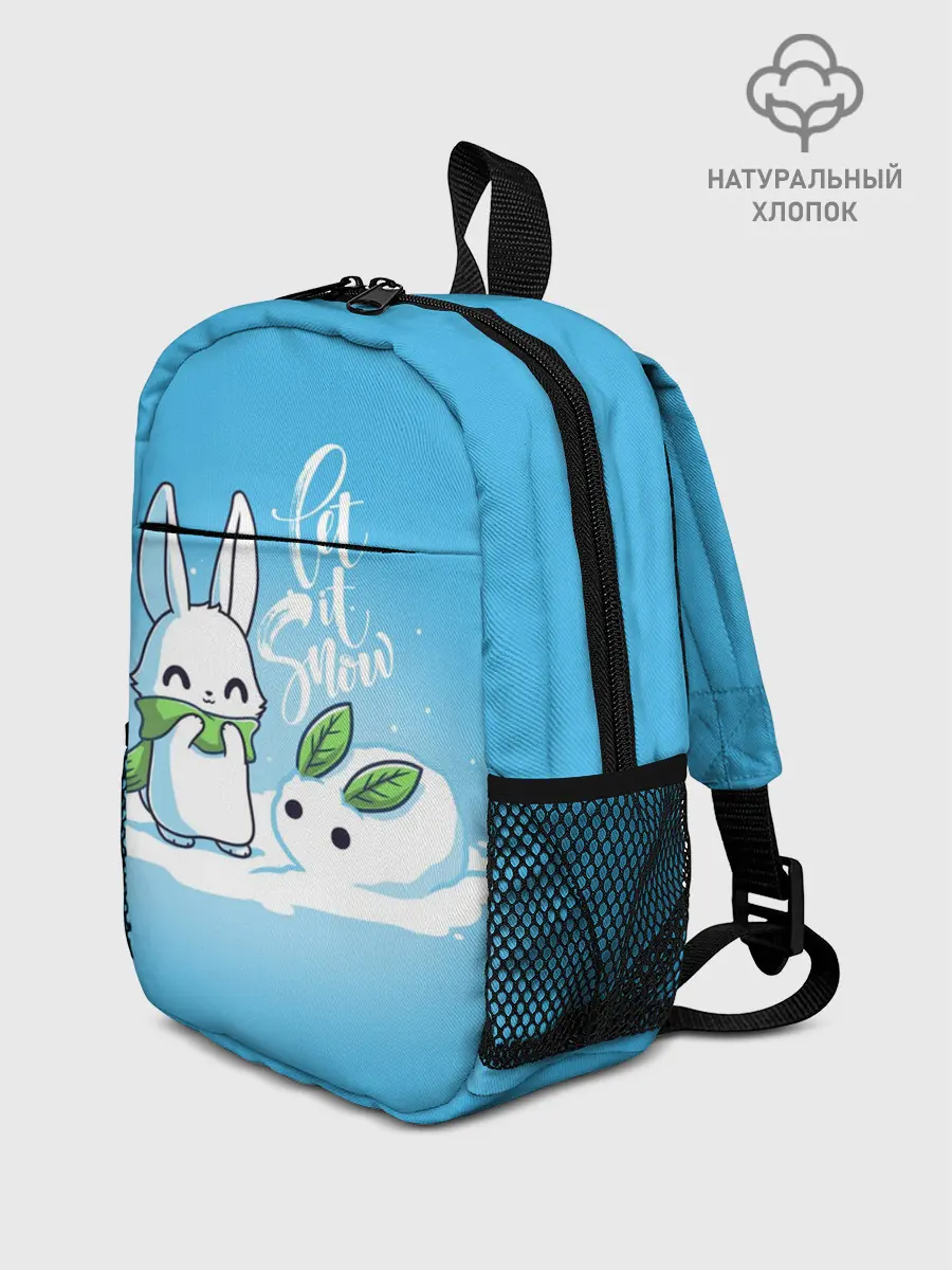 Рюкзак детский / Let it snow. Зайчик и снежок