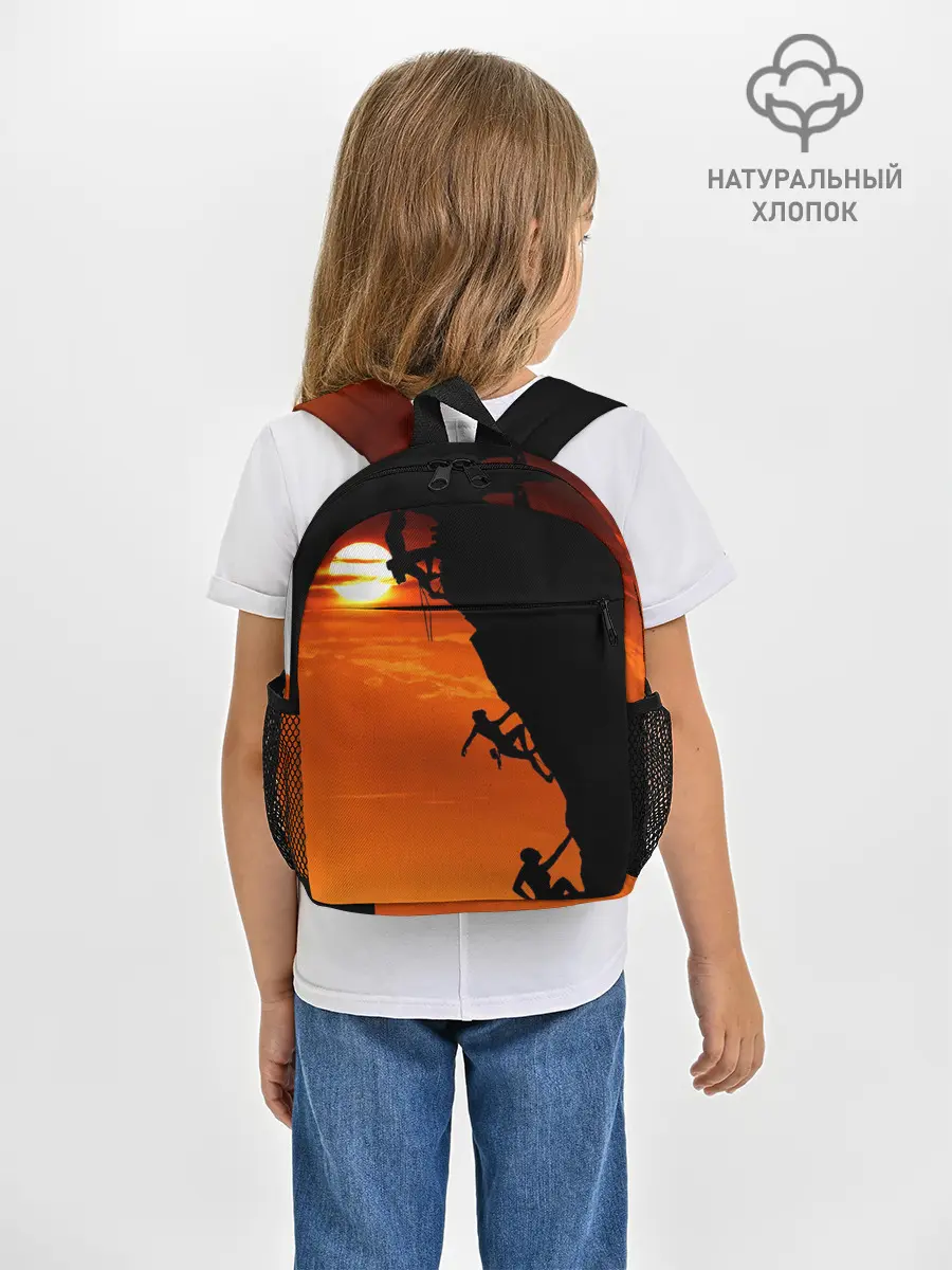 Рюкзак детский / СКАЛОЛАЗЫ В ЗАКАТЕ