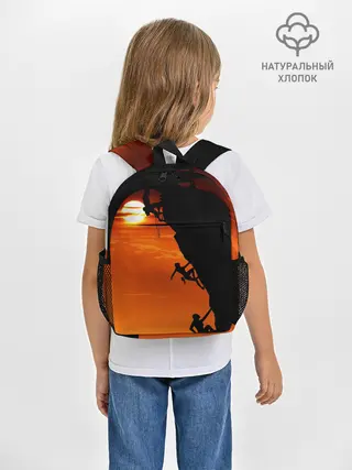 Рюкзак детский / СКАЛОЛАЗЫ В ЗАКАТЕ