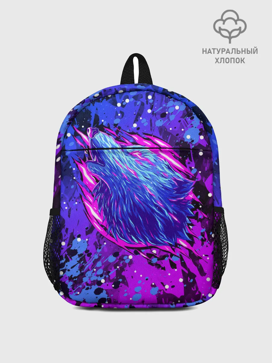 Рюкзак детский / НЕОНОВЫЙ ВОЛК / NEON WOLF