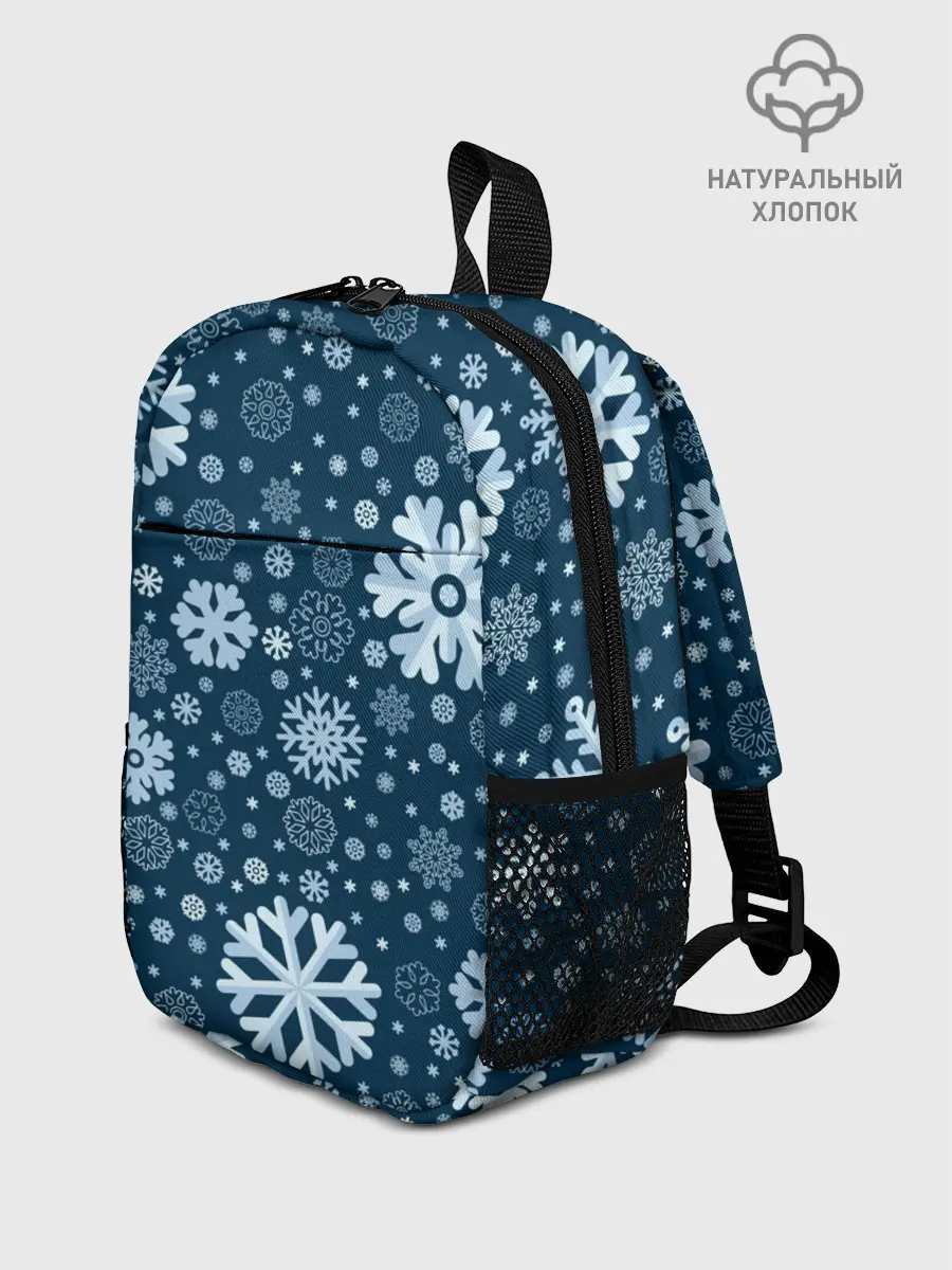 Рюкзак детский / Новогодние снежинки, новый год