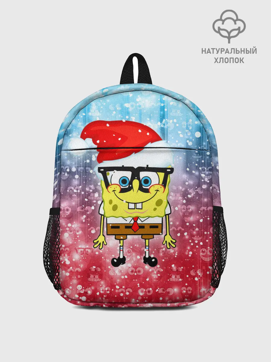 Рюкзак детский / Новогодний Спанч Боб