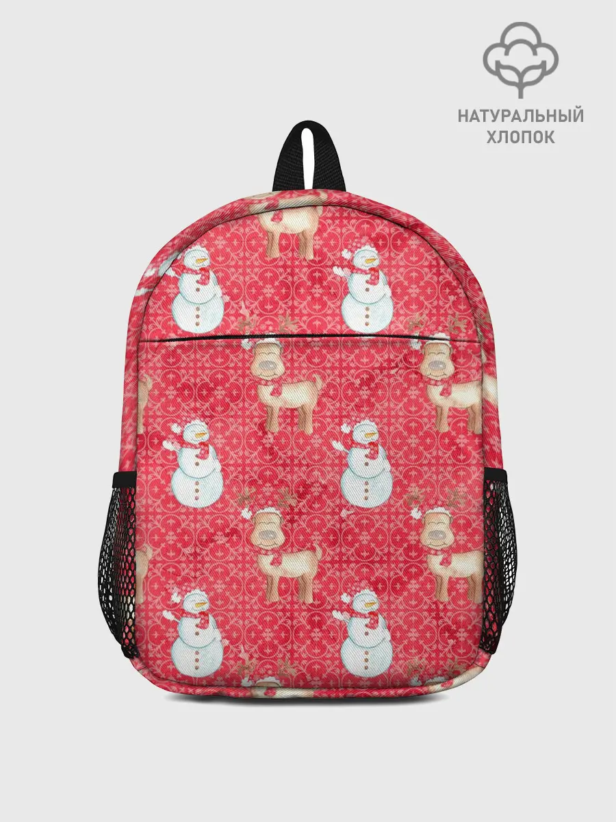 Рюкзак детский / Снеговики и олени