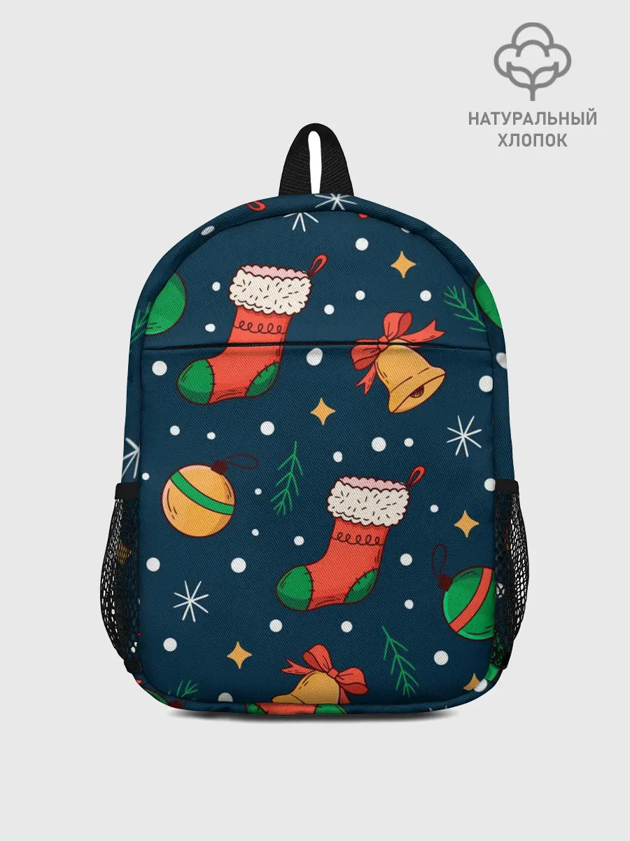 Рюкзак детский / Новогодний, рождественский узор