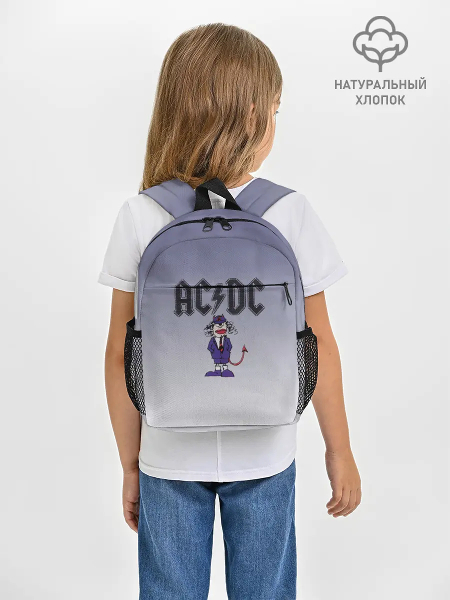 Рюкзак детский / Ангус Янг чертик AC/DC