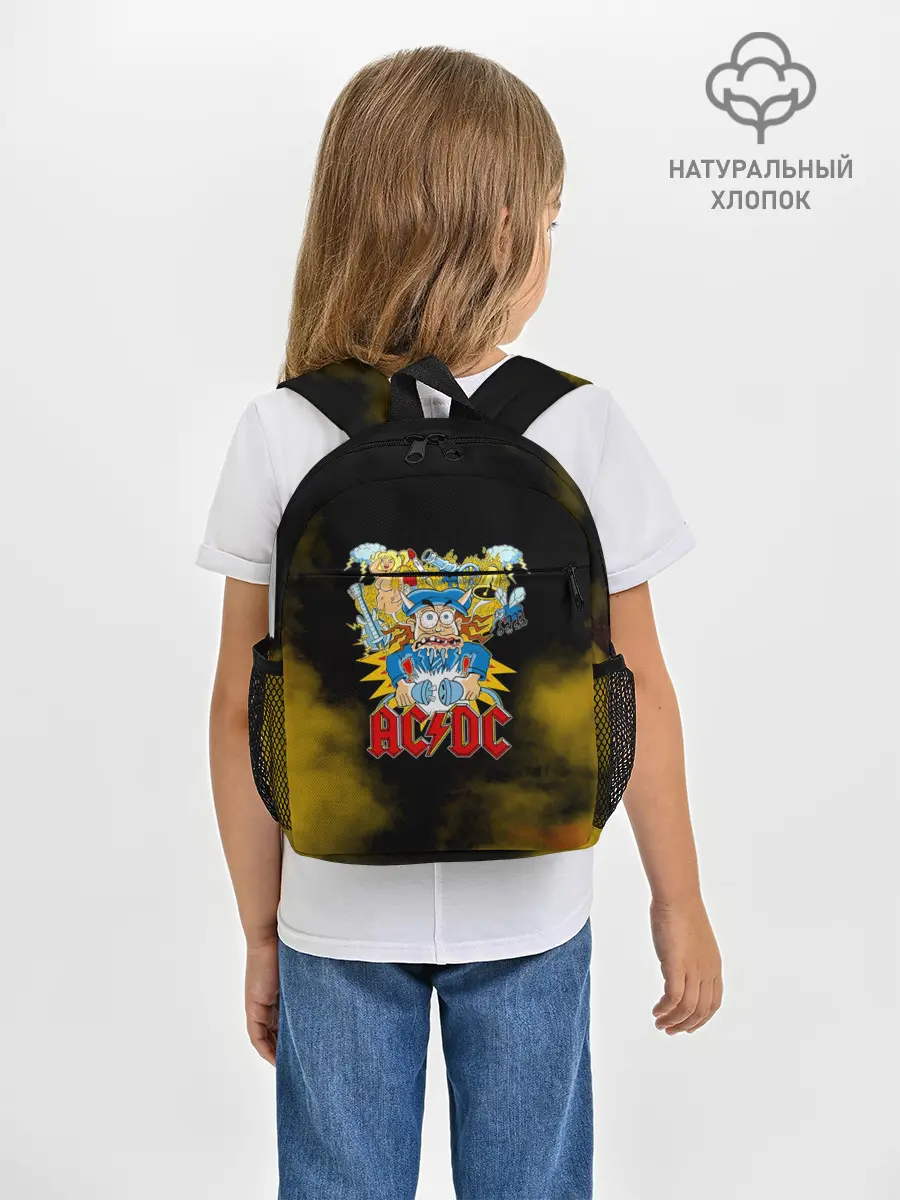 Рюкзак детский / Карикатура Ангус Янг - AC/DC