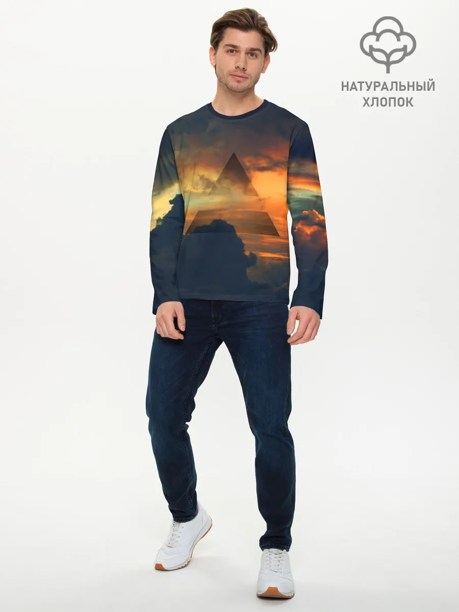 Мужской лонгслив базовый / 30 seconds to mars