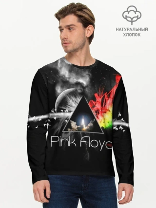 Мужской лонгслив базовый / Pink Floyd