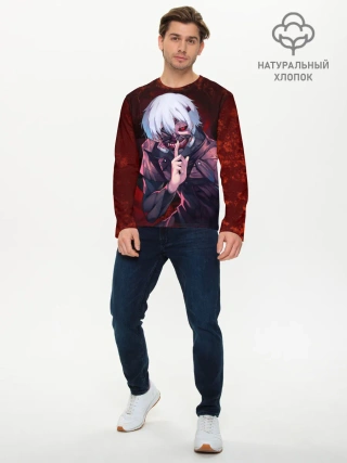 Мужской лонгслив базовый / Токийский Гуль