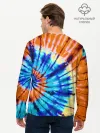 Мужской лонгслив базовый / Tie dye
