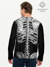 Мужской лонгслив базовый / Скелет с сердцем