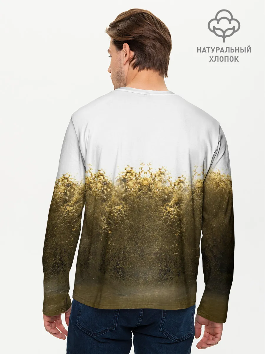 Мужской лонгслив базовый / Mercedes