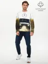 Мужской лонгслив базовый / Mercedes