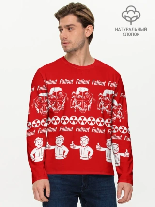 Мужской лонгслив базовый / Fallout свитер