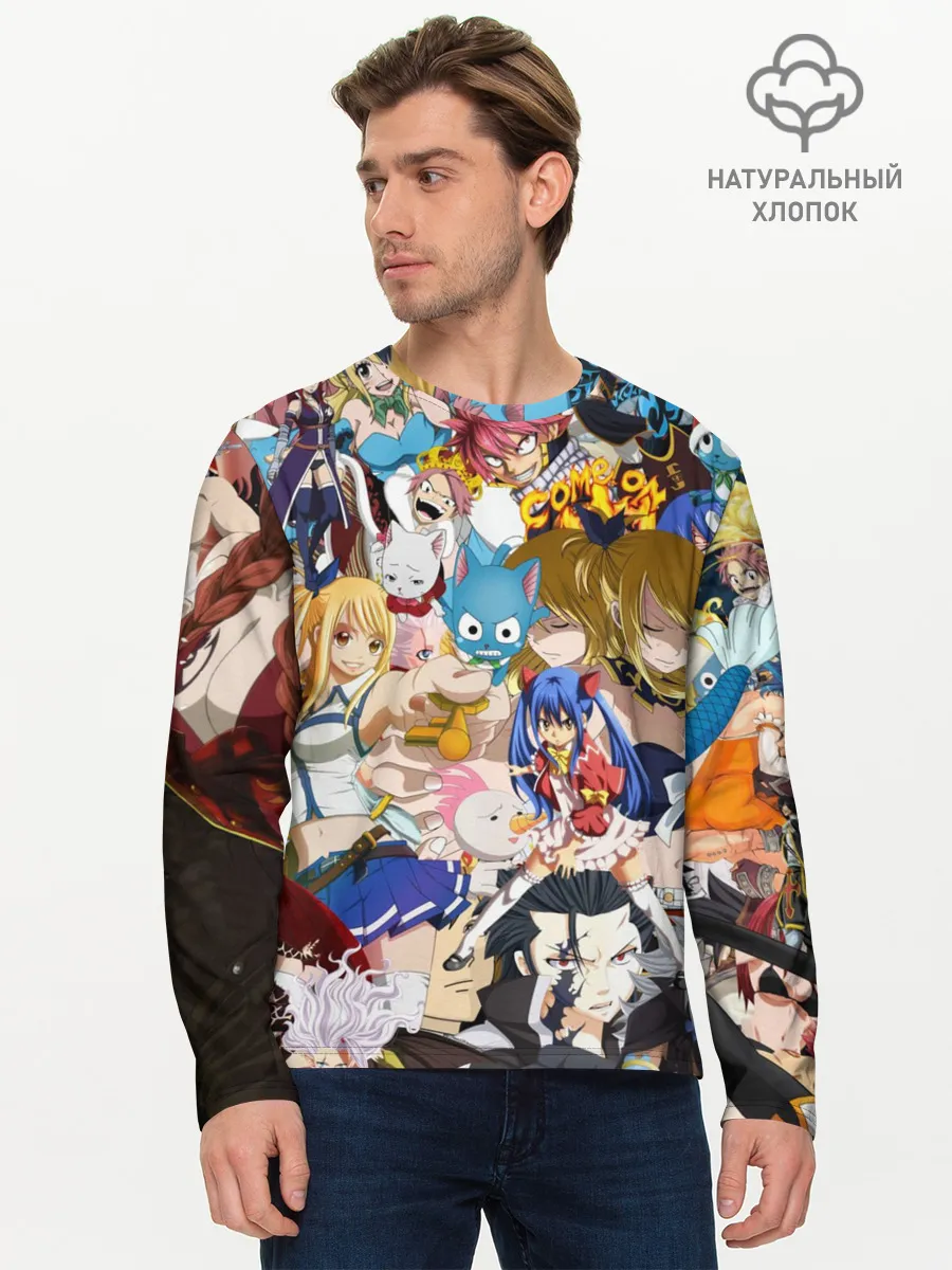Мужской лонгслив базовый / FairyTail