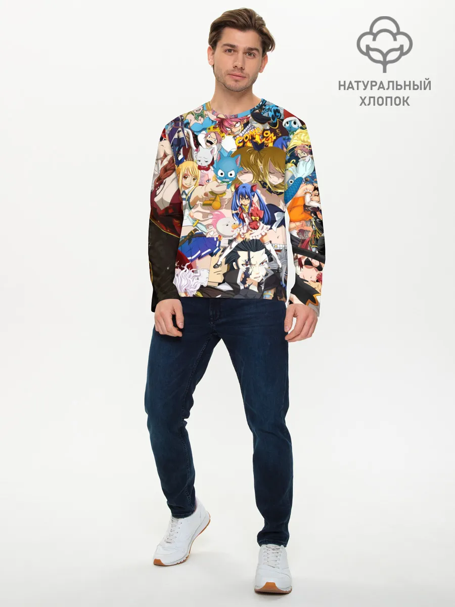 Мужской лонгслив базовый / FairyTail