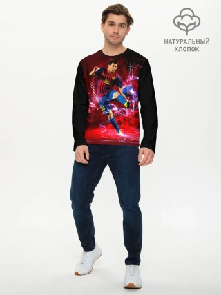 Мужской лонгслив базовый / Messi