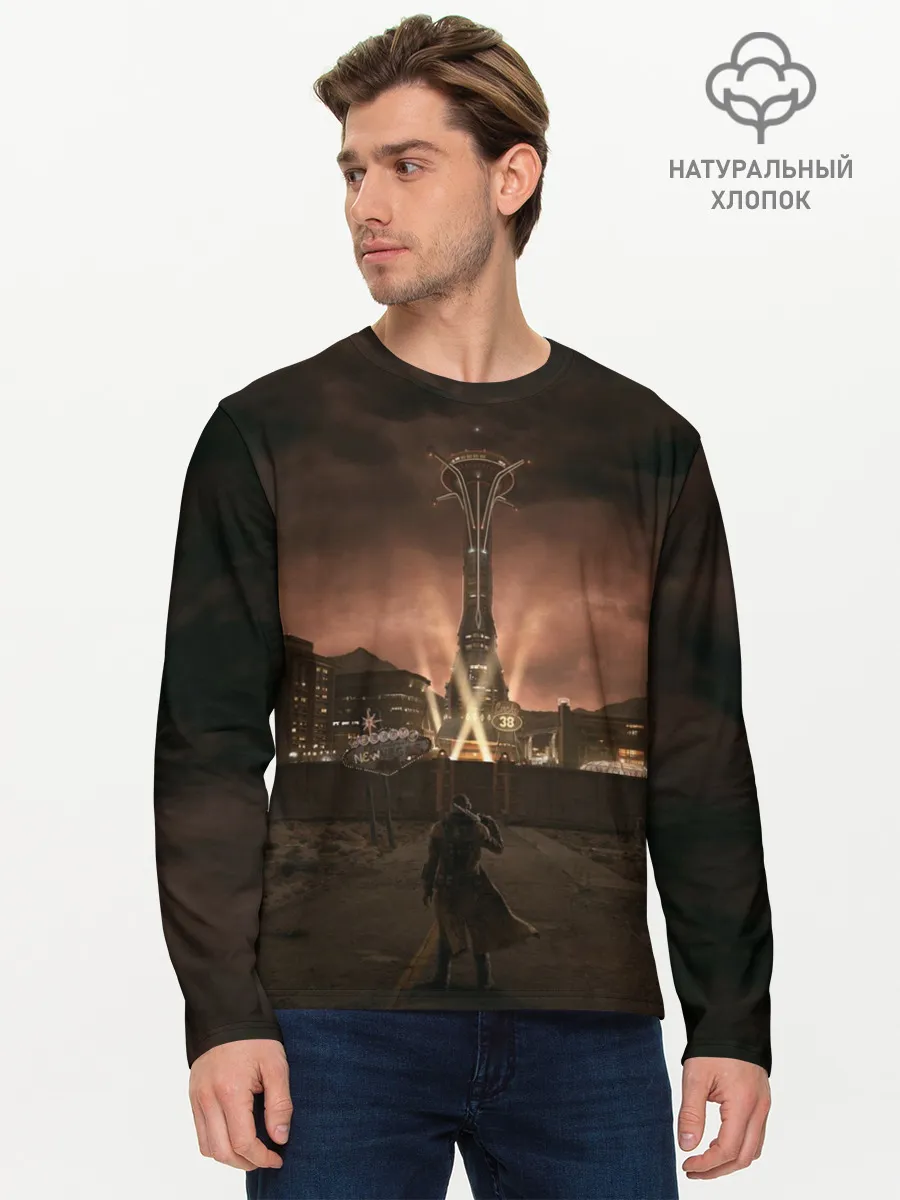 Мужской лонгслив базовый / Fallout: New Vegas