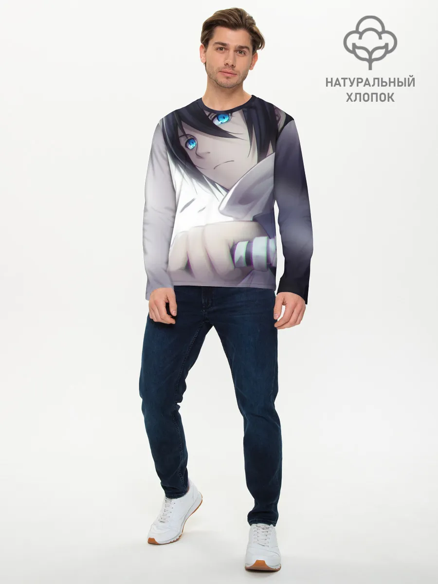 Мужской лонгслив базовый / Ято с мечом. БЕЗДОМНЫЙ БОГ