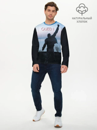 Мужской лонгслив базовый / Queen