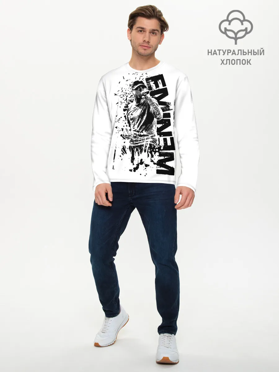 Мужской лонгслив базовый / Eminem