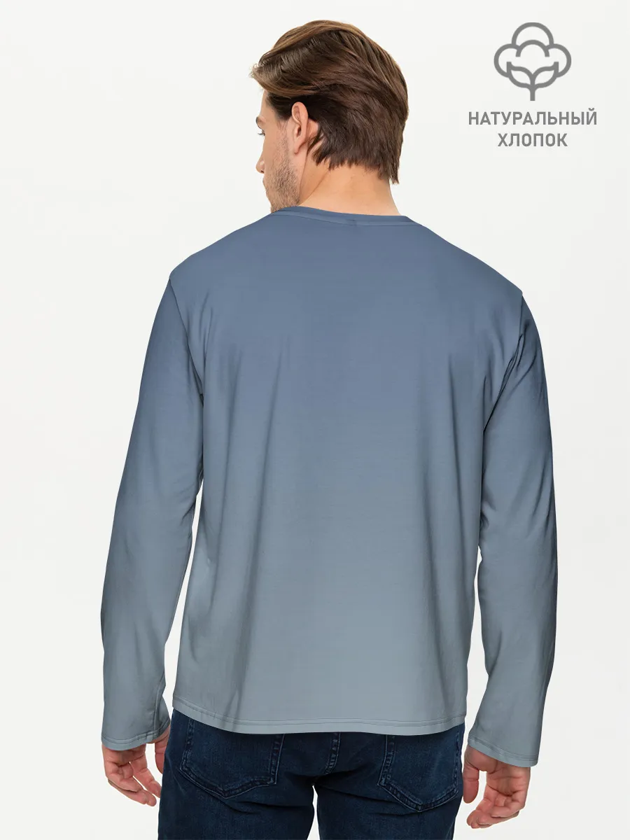 Мужской лонгслив базовый / Самолёт