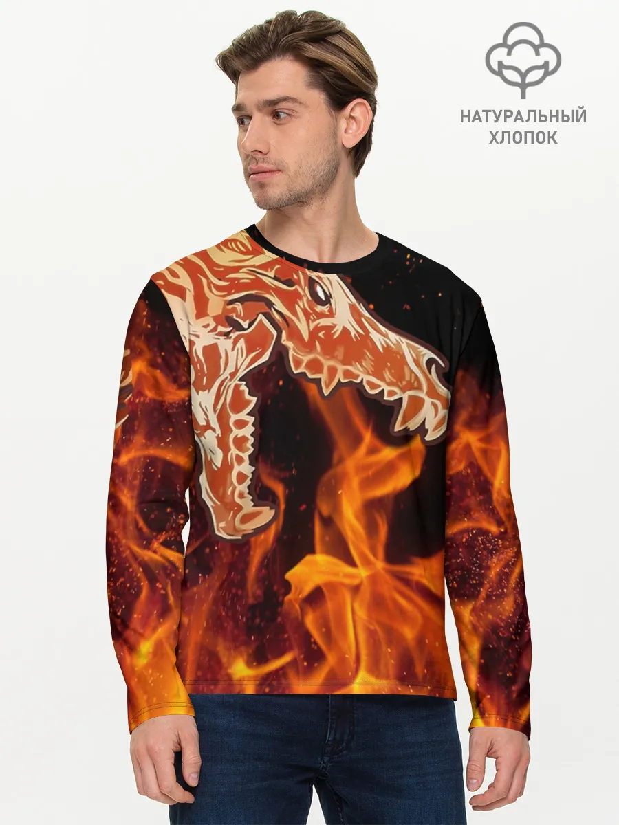 Мужской лонгслив базовый / Вой