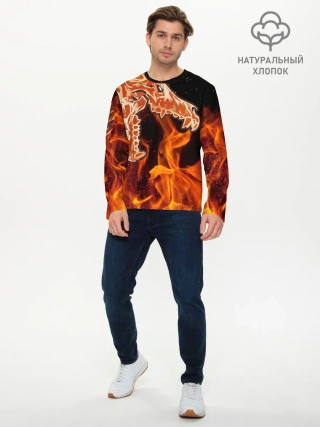 Мужской лонгслив базовый / Вой