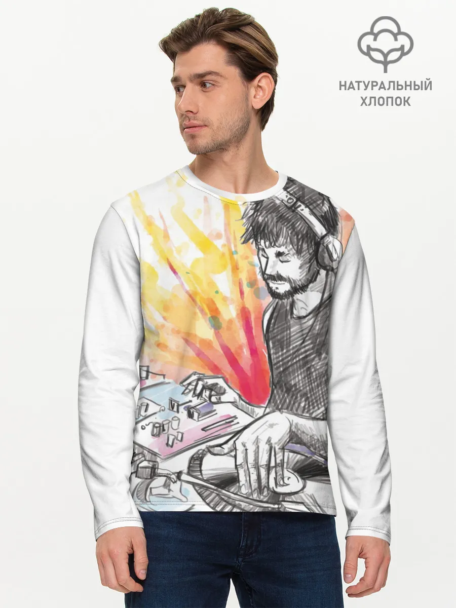 Мужской лонгслив базовый / DJ