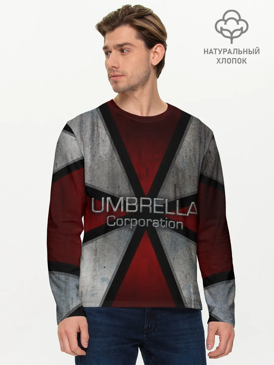 Мужской лонгслив базовый / Umbrella corps