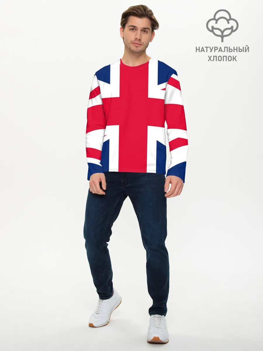 Мужской лонгслив базовый / Великобритания