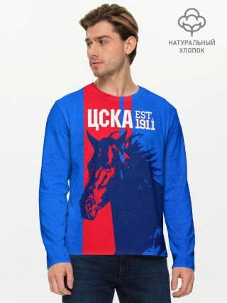 Мужской лонгслив базовый / ЦСКА ФК