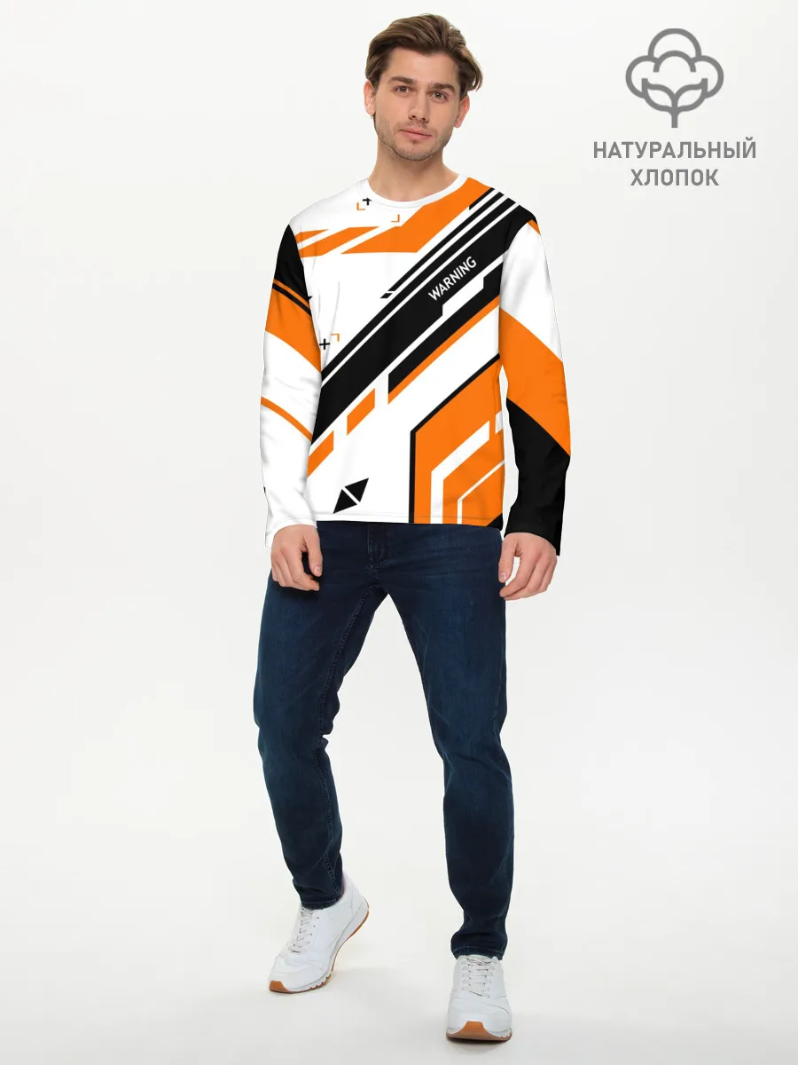 Мужской лонгслив базовый / cs:go - Asiimov P90 Style