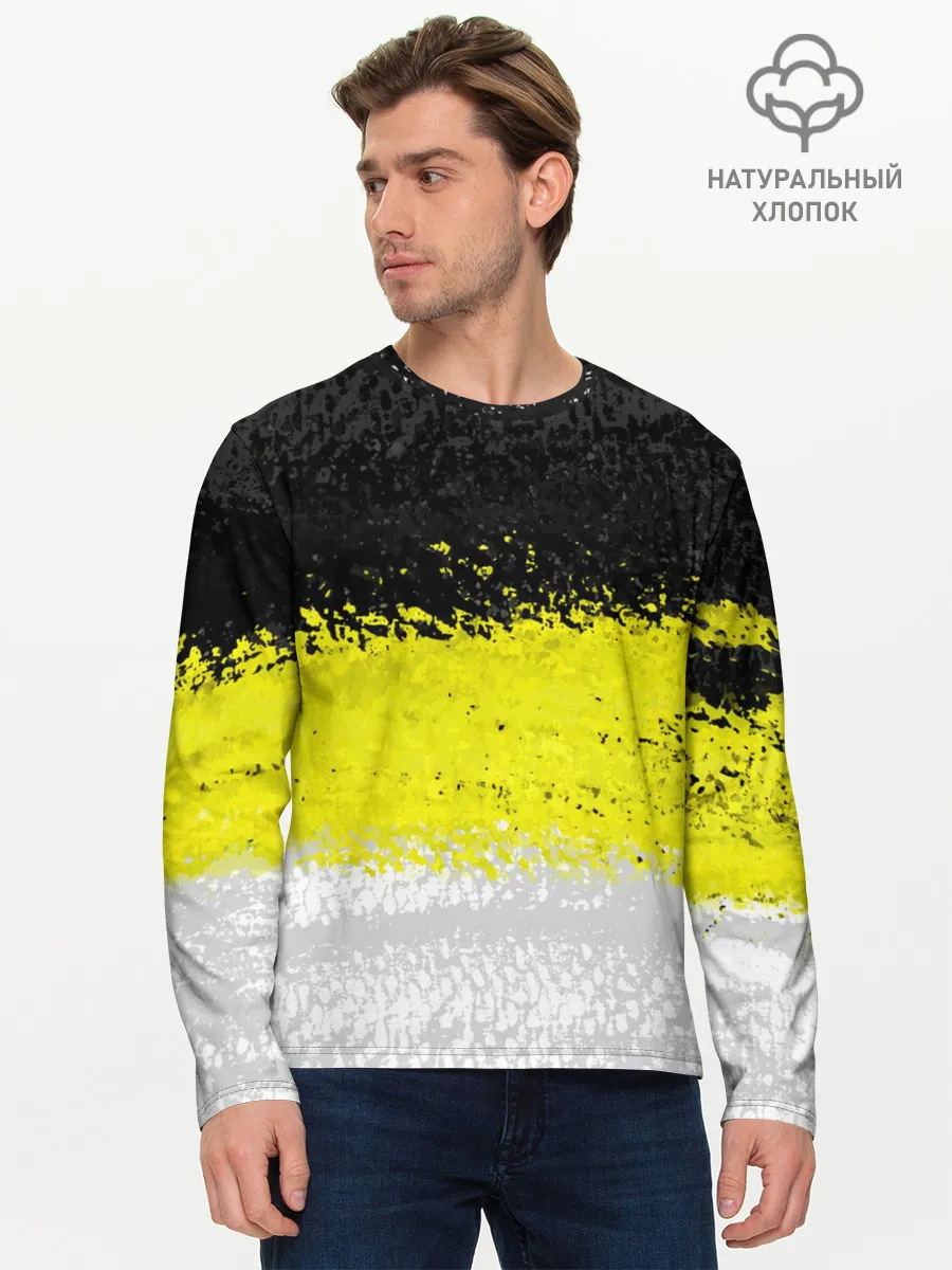 Мужской лонгслив базовый / Имперский флаг России 1858года