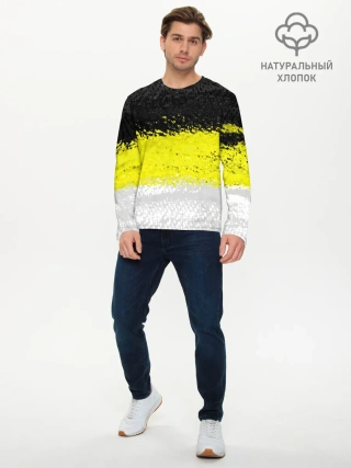 Мужской лонгслив базовый / Имперский флаг России 1858года