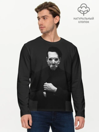 Мужской лонгслив базовый / Marilyn Manson