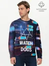 Мужской лонгслив базовый / Watch Dogs